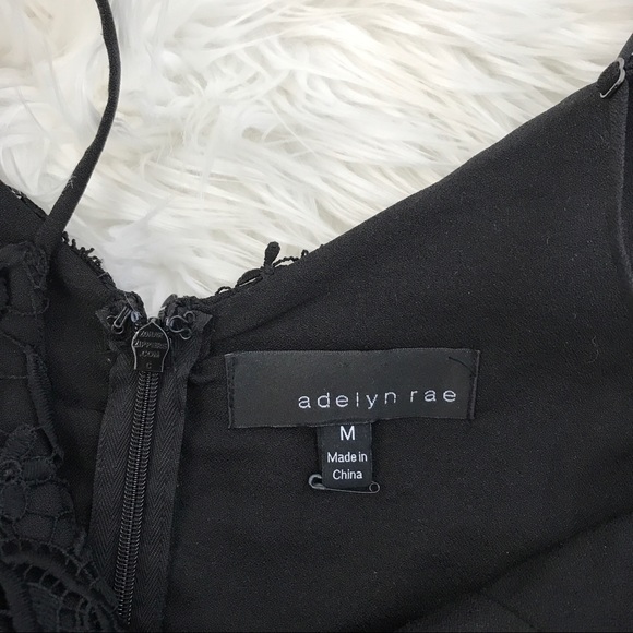 NWOT Adelyn Rae Krista Black Lace Sheath Dress - Picture 6 of 6